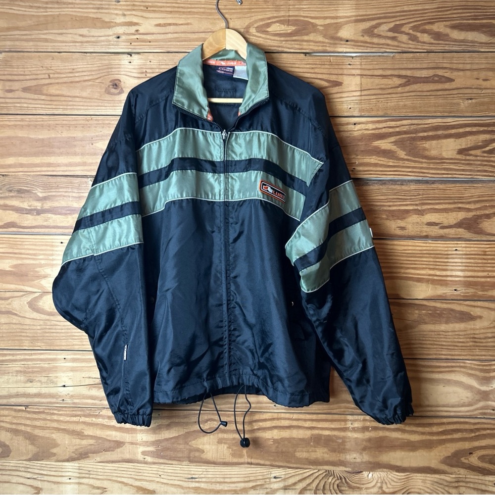 Lugz Black and Olive Windbreaker